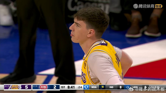 拉拉维亚开局两犯湖人险胜活塞