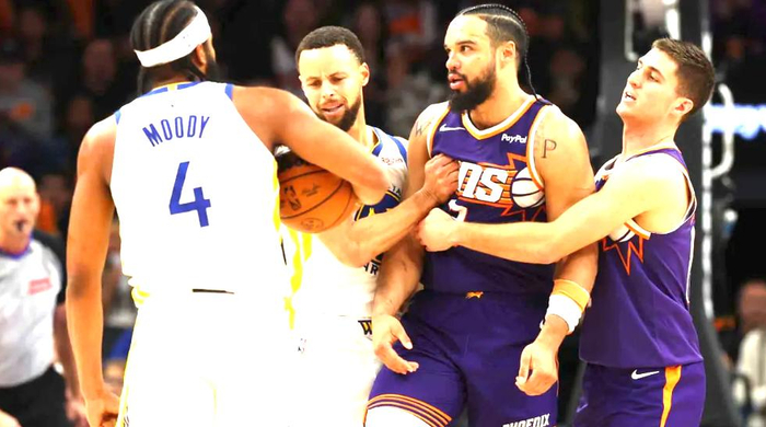 太阳力克勇士锁定季后赛席位 杰伦·格林狂砍3